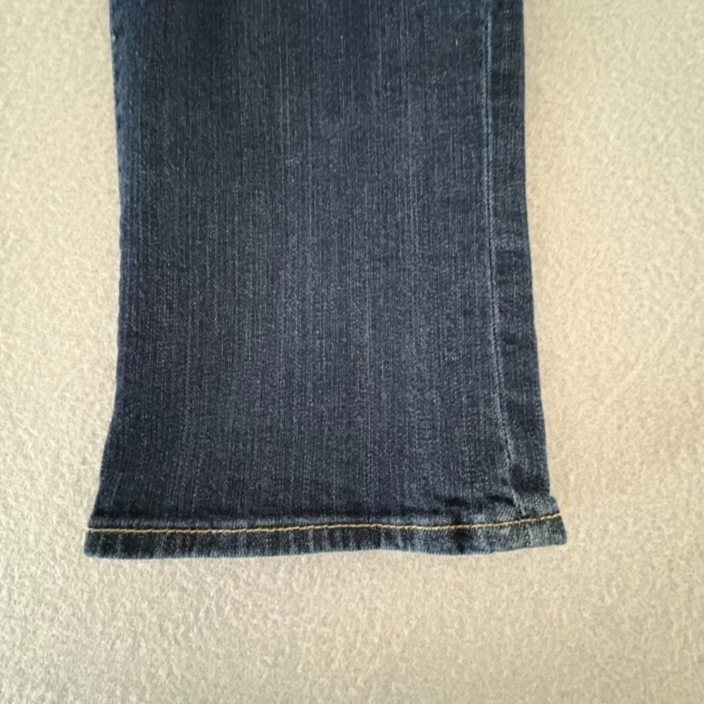 Kut from the Kloth Cameron Straight Leg Jeans Women's 14 Dark Wash Stretch Comfy